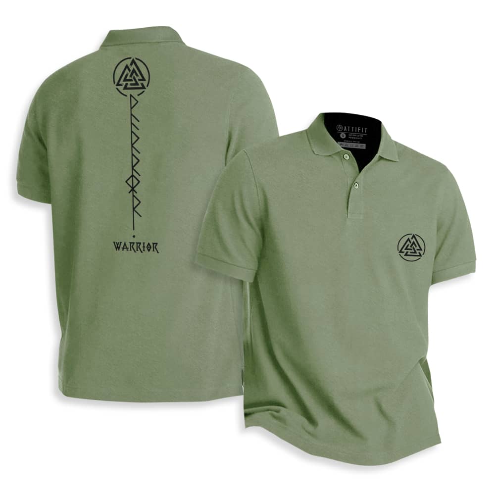 Warrior Runes Polo Shirt