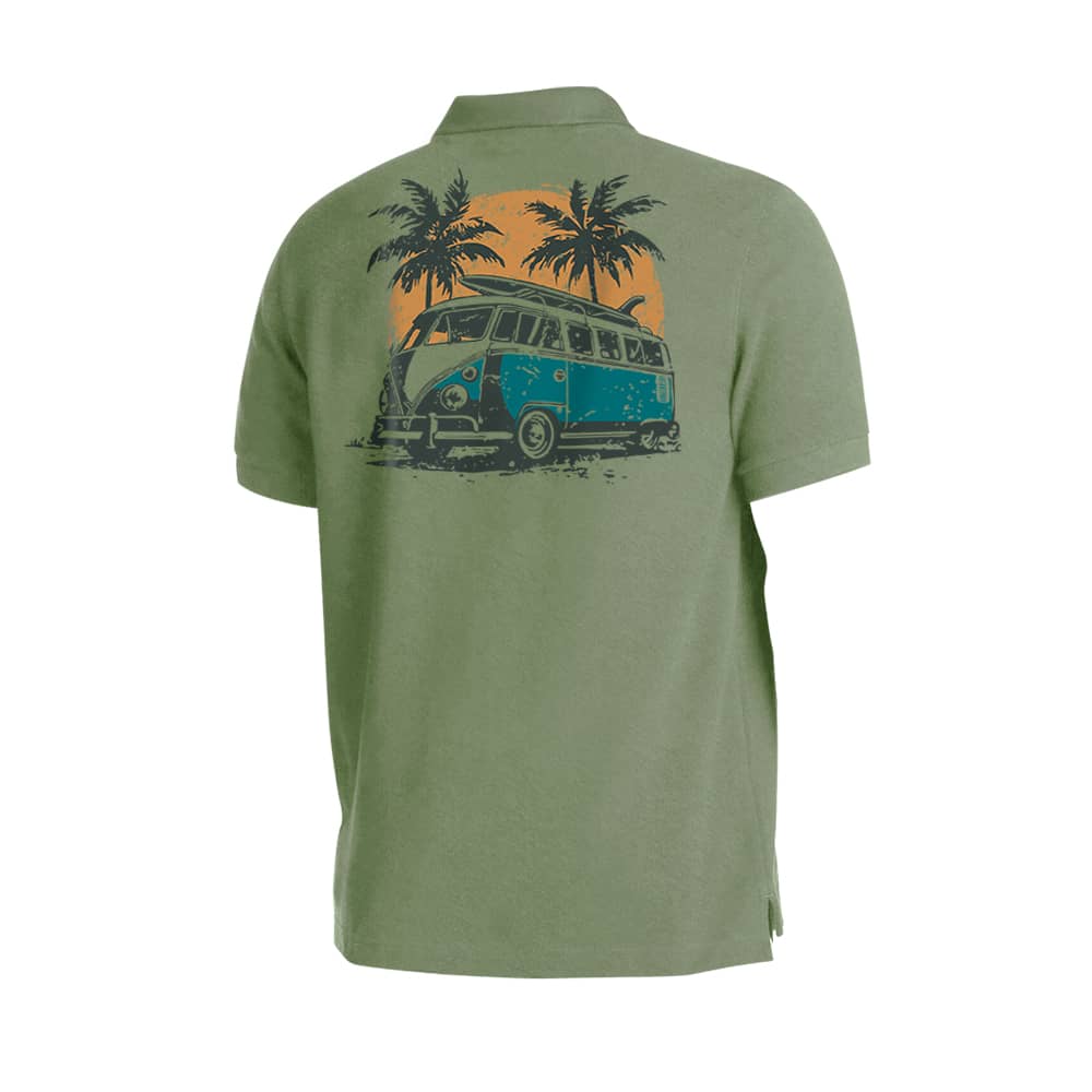 Bus Vacation Polo Shirt