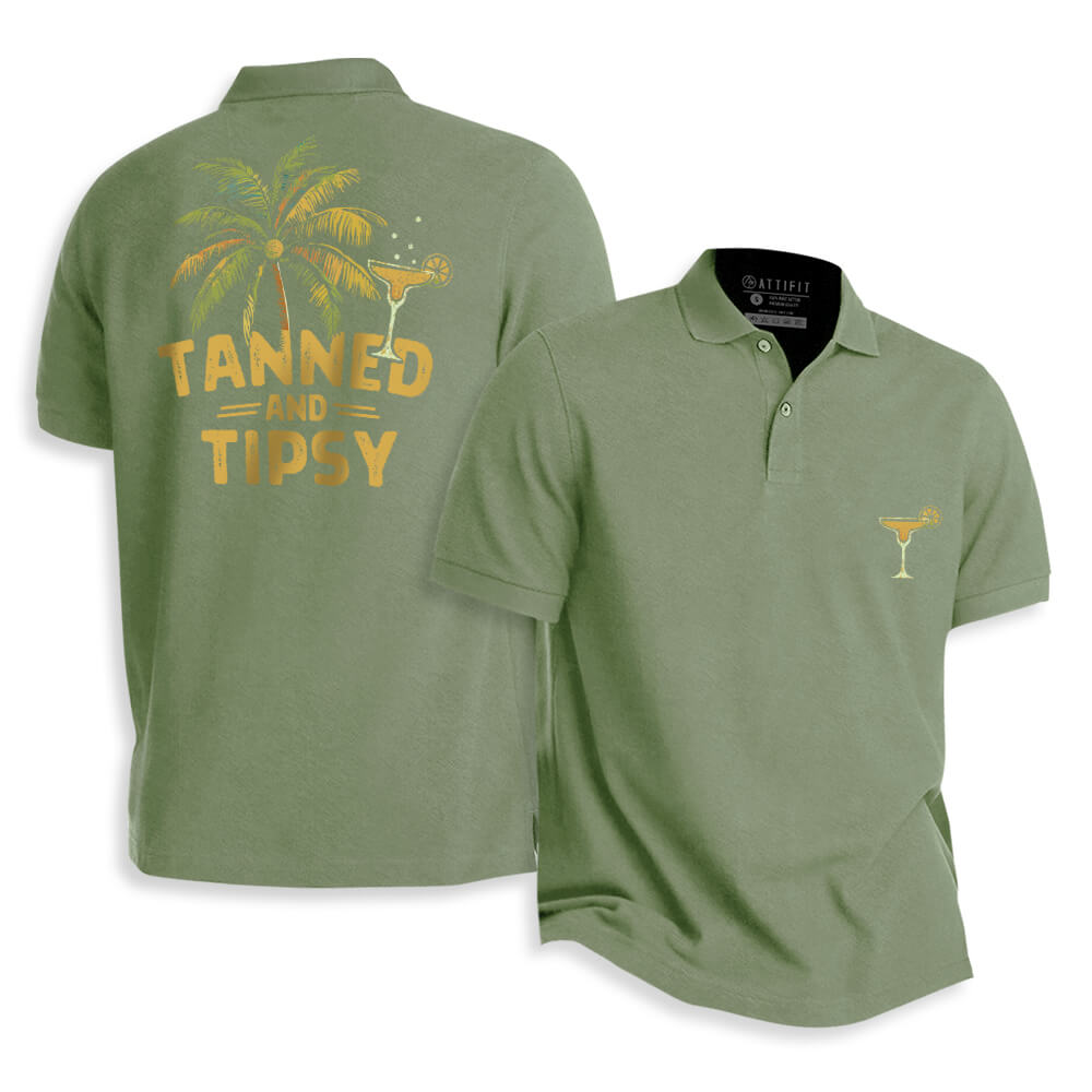 Tanned And Tipsy Polo Shirt