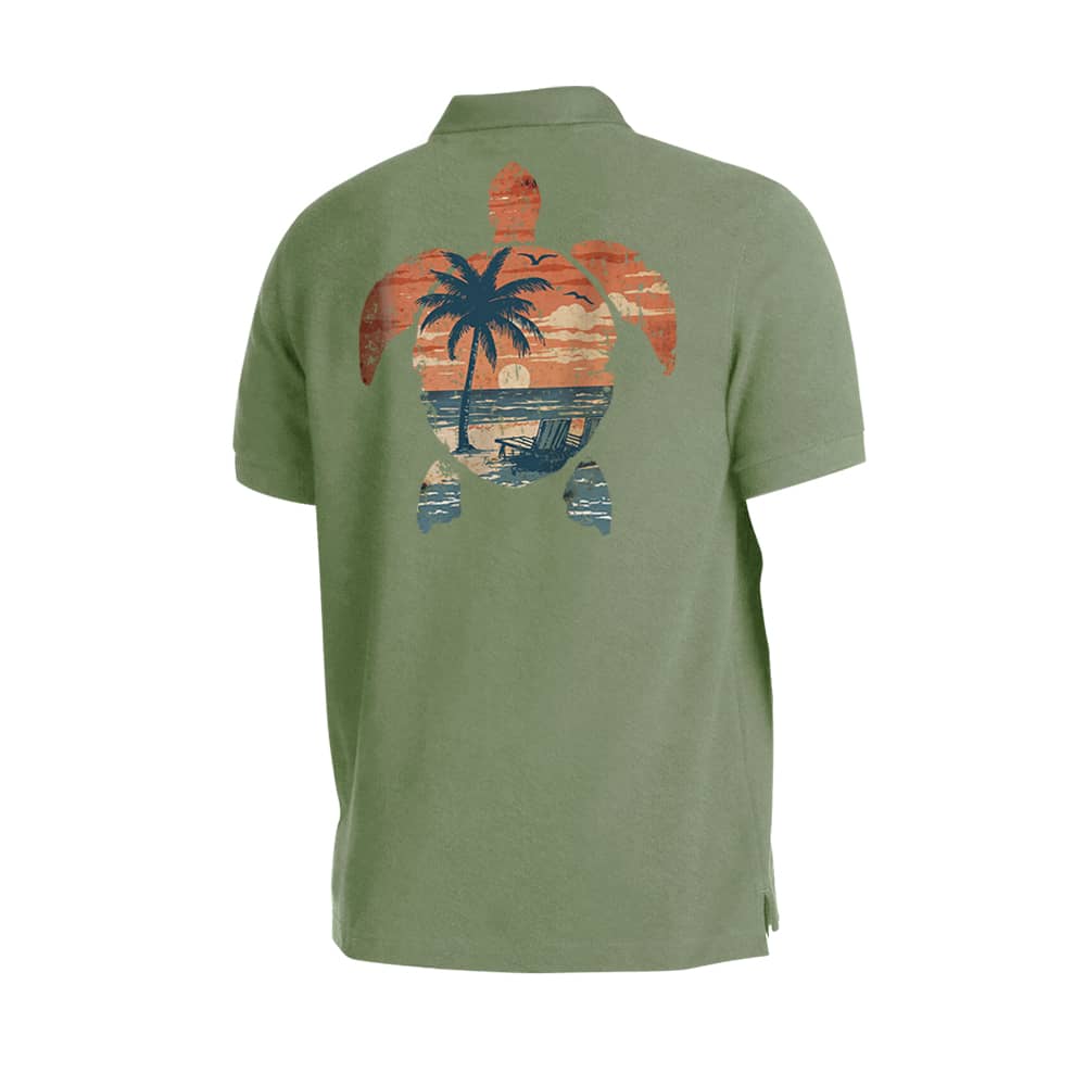 Colorful Turtle Polo Shirt