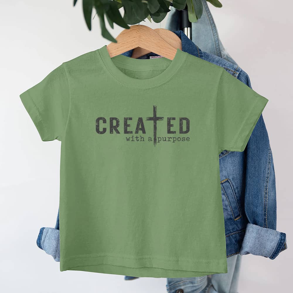 Created With A Purpose Youth Cotton T-Shirt