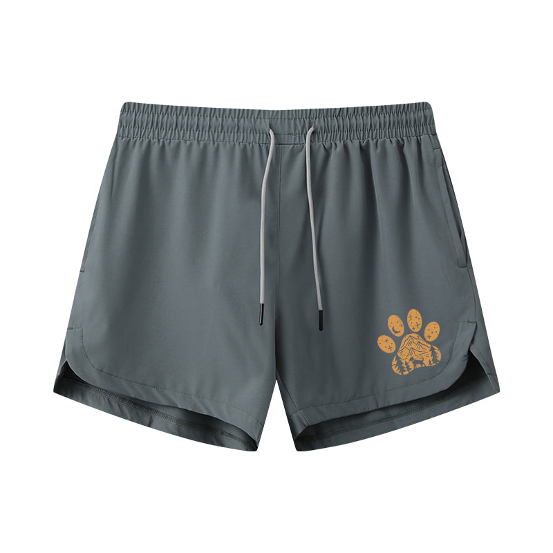 Dog Under The Stars Athletic Quick-Dry Shorts