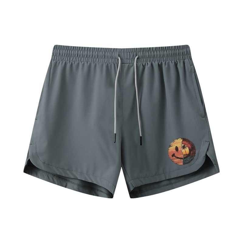 Smiley Sea Records Athletic Quick-Dry Shorts