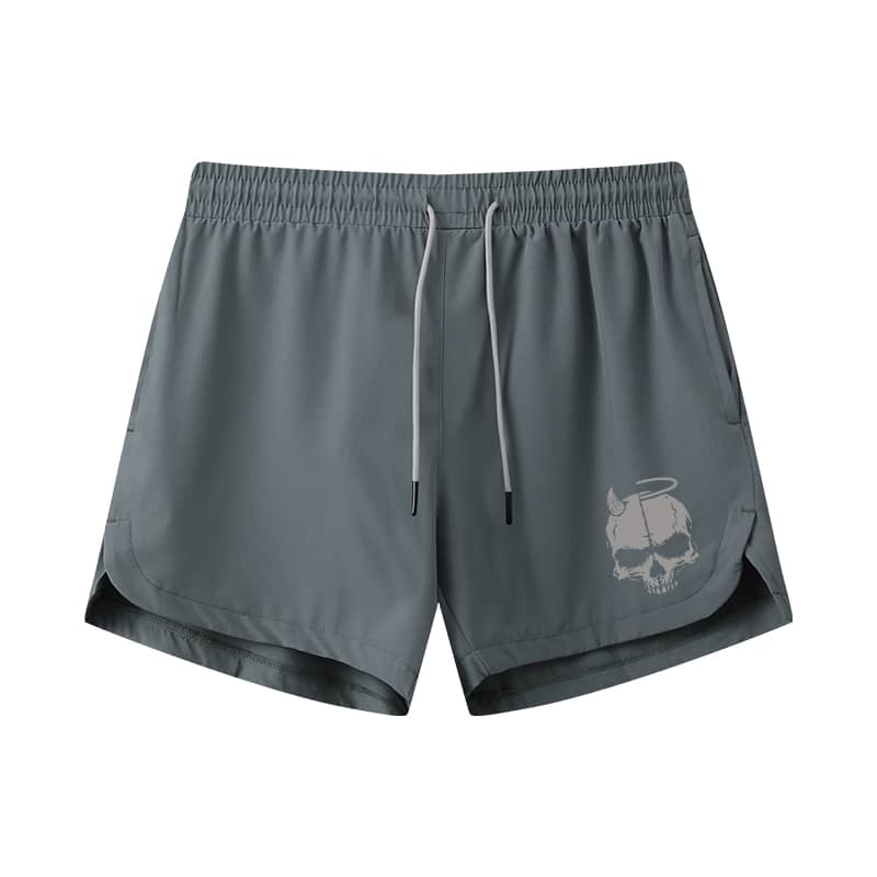 Angel And Devil Athletic Quick-Dry Shorts