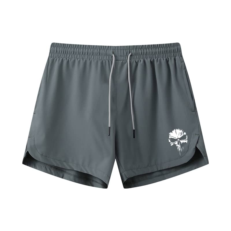 Mini Skull Athletic Quick-Dry Shorts