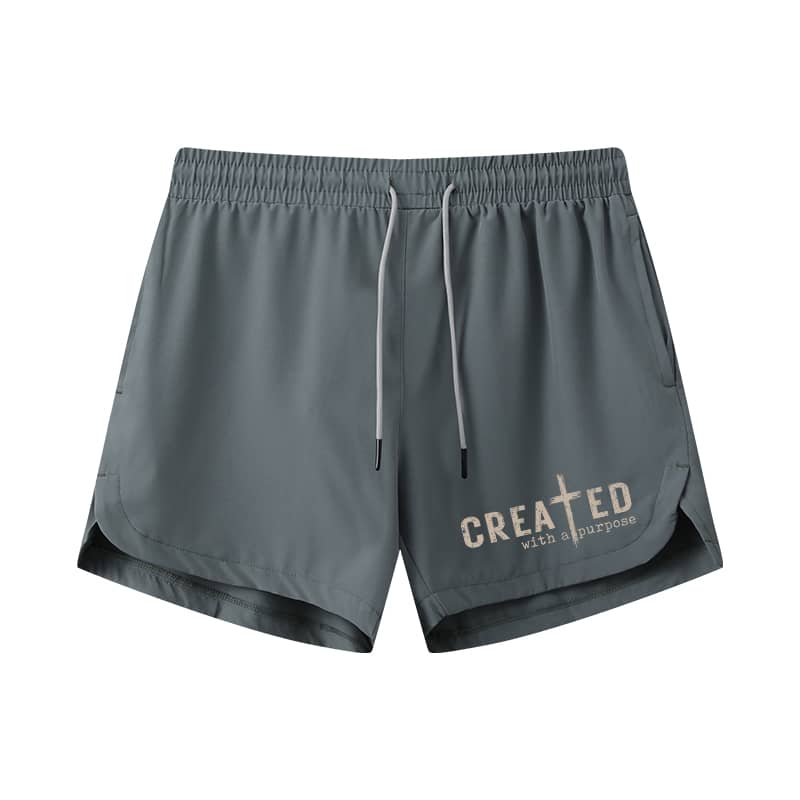 Created With A purpose Athletic Quick-Dry Shorts