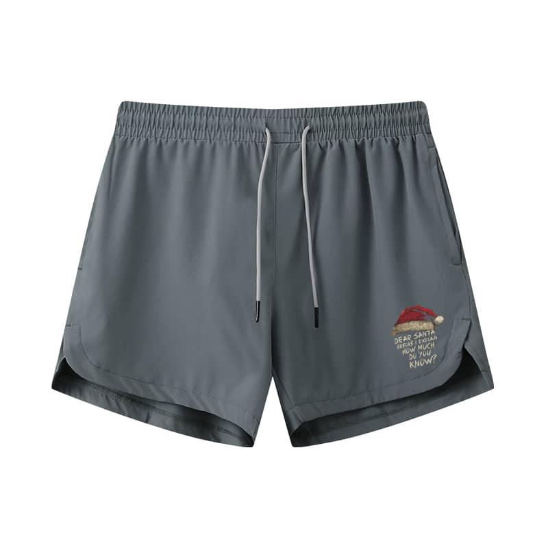 How Much Do You Know Athletic Quick-Dry Shorts