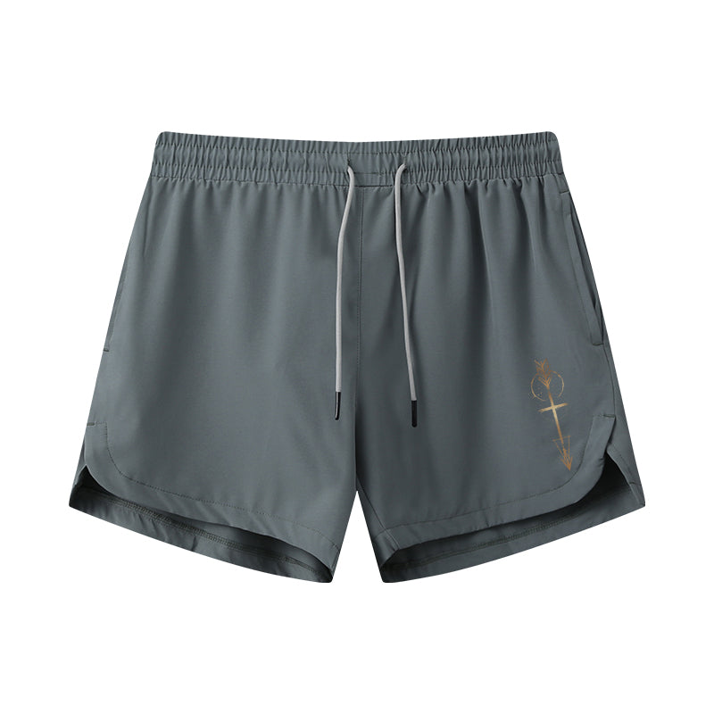 Arrow of Faith Athletic Quick-Dry Shorts