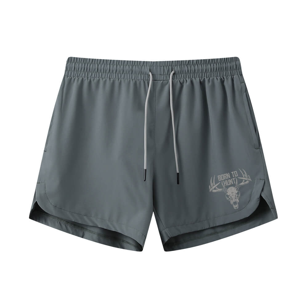 Born To Hunt Athletic Quick-Dry Shorts