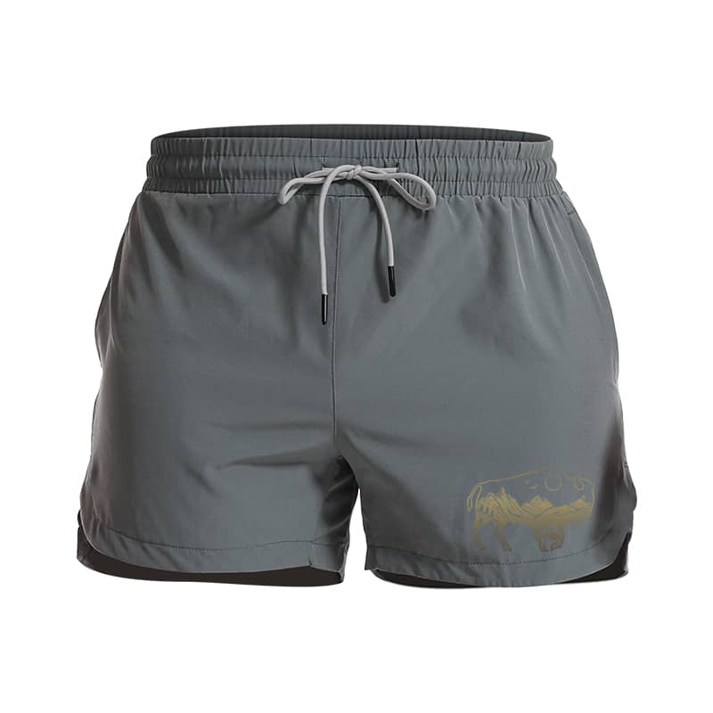 Bison Mountain Athletic Quick-Dry Shorts
