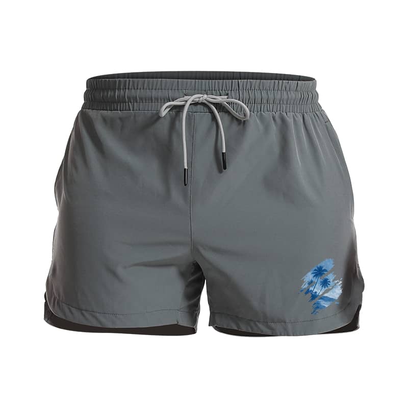 Palm Impressions 5-Inch Quick-Dry Shorts