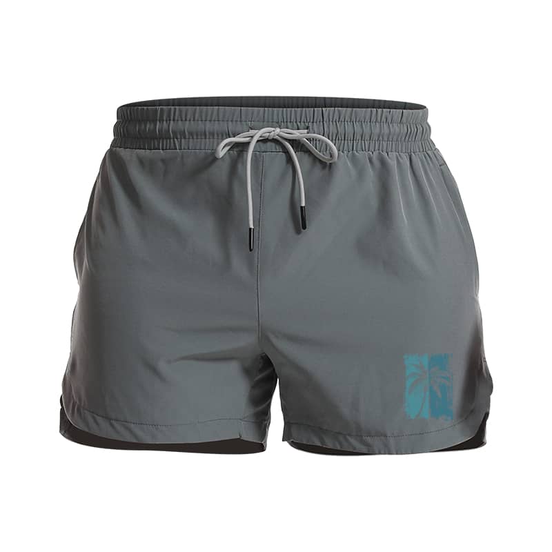 Palm Silhouette 5-Inch Quick-Dry Shorts