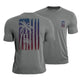 Sunset Palm Flag Quick-Dry T-Shirt
