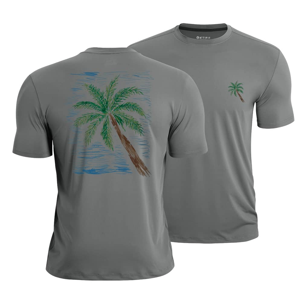 Sketch Palm Quick-Dry T-Shirt