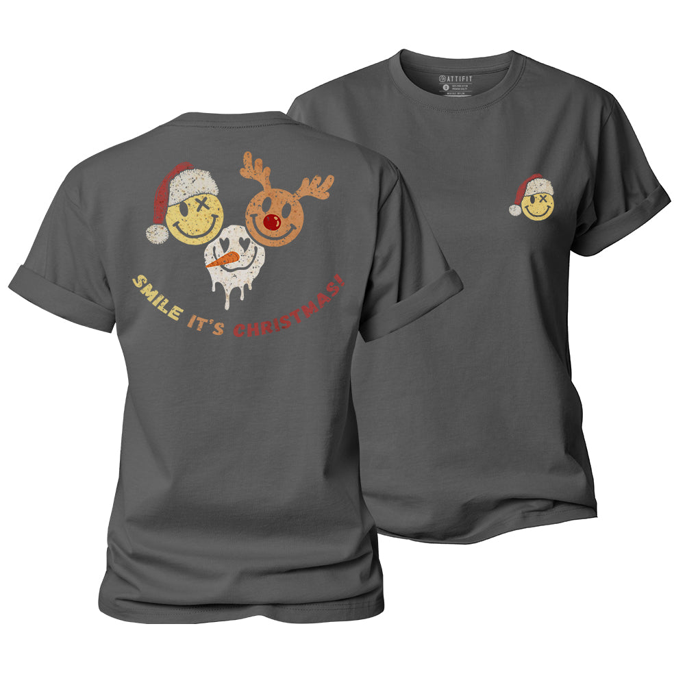 Smile At Christmas Women's Cotton T-Shirt