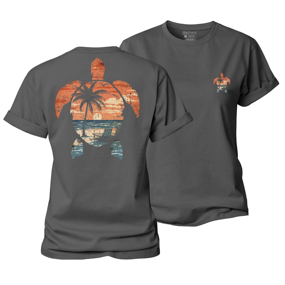 Colorful Turtle Women's Cotton T-Shirt