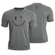 Cross Smiley Face Quick-Dry T-Shirt