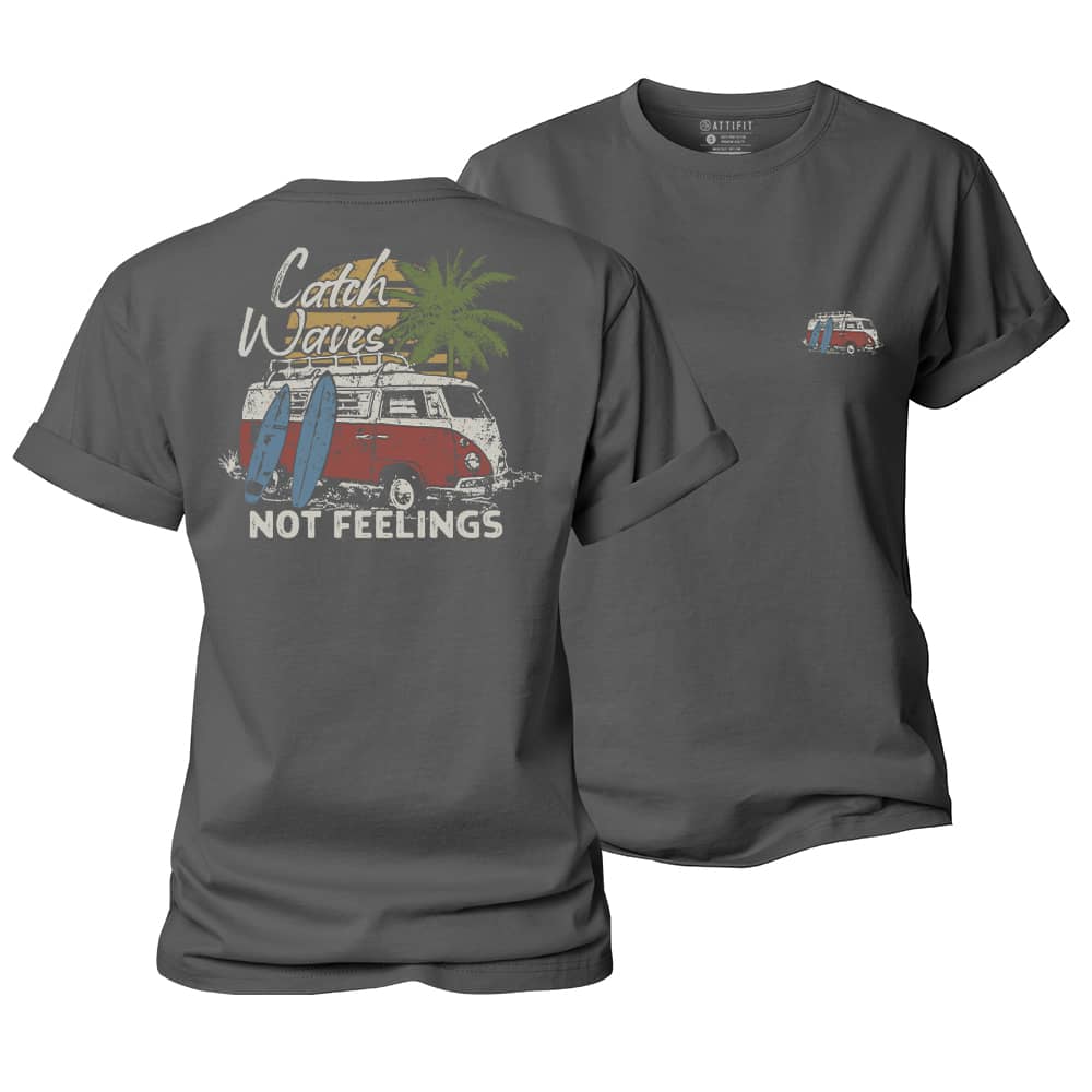 Catch Waves Women's Cotton T-Shirt