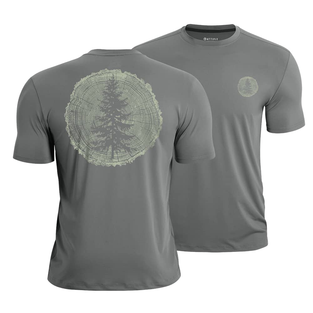 Pine Tree Ring Quick-Dry T-Shirt