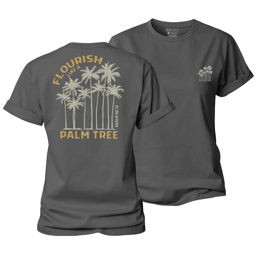 Flourish Like A Palm Tree Women's Cotton T-Shirt