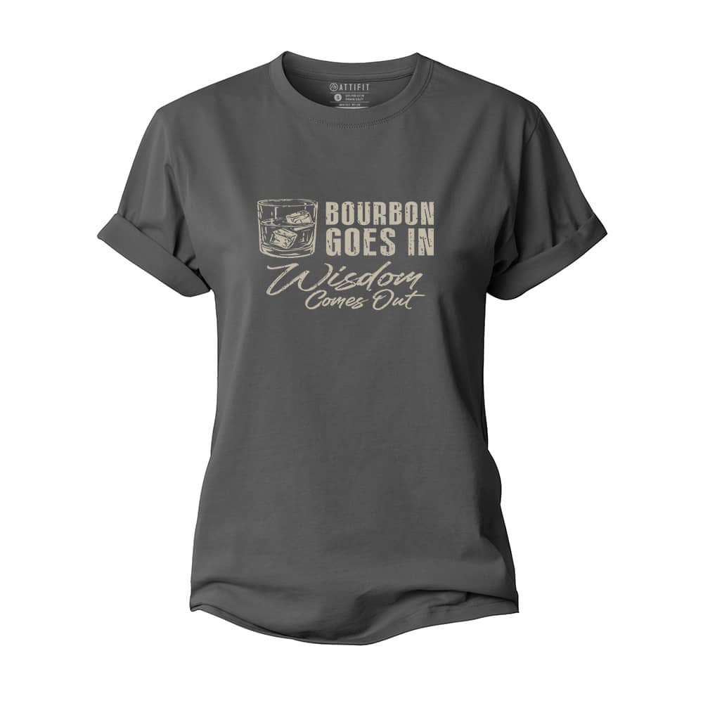 Bourbon Goes In Women's Cotton T-Shirt
