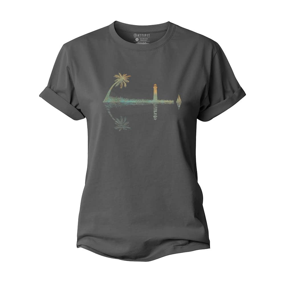 Palm Anchor Women's Cotton T-Shirt