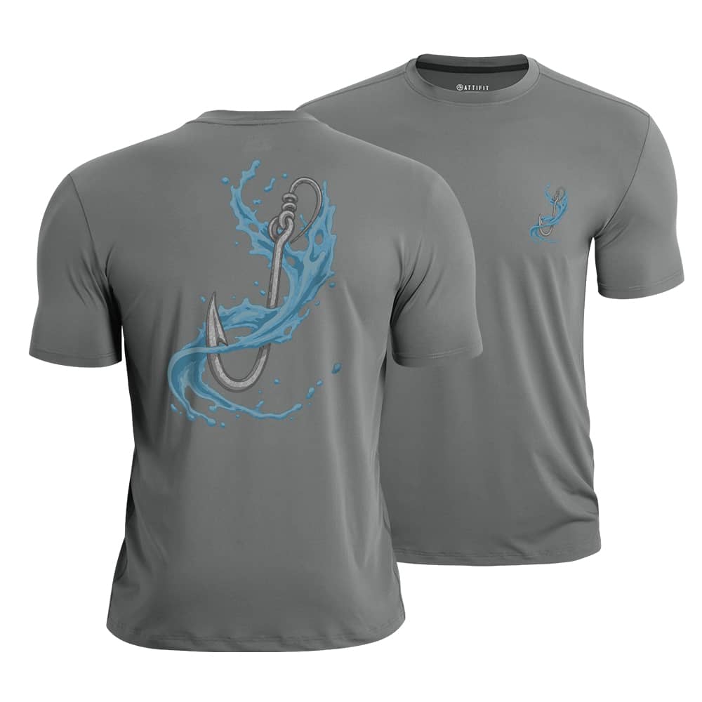 Wave Fishhook Quick-Dry T-Shirt