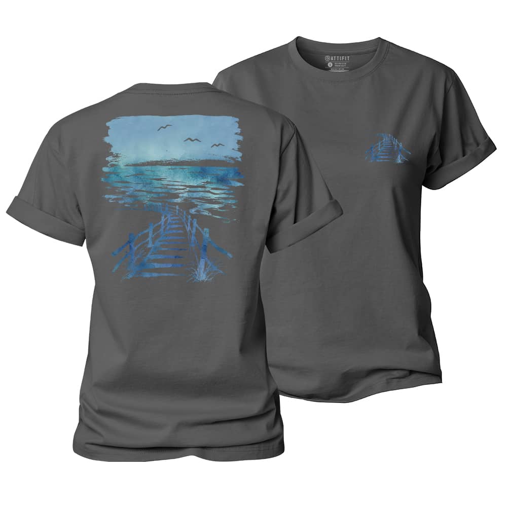 Seaside Boardwalk Women's Cotton T-Shirt