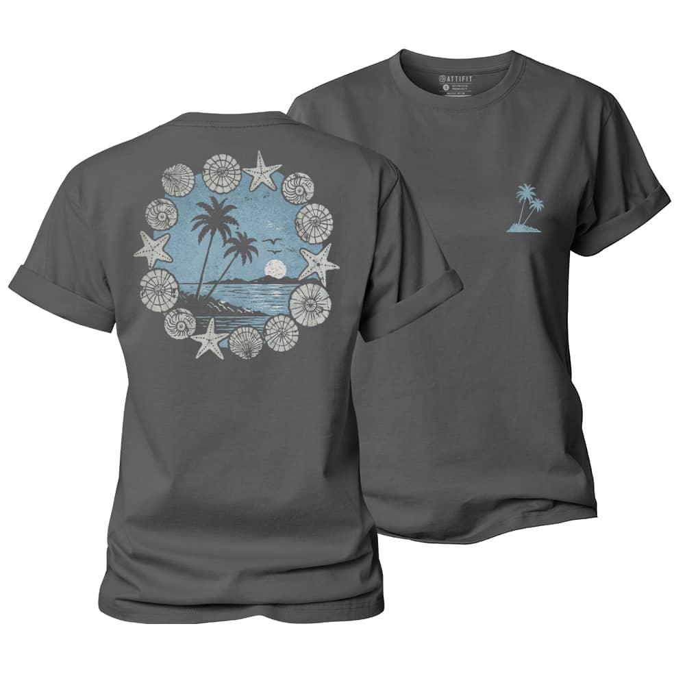Shell Palm Women's Cotton T-Shirt