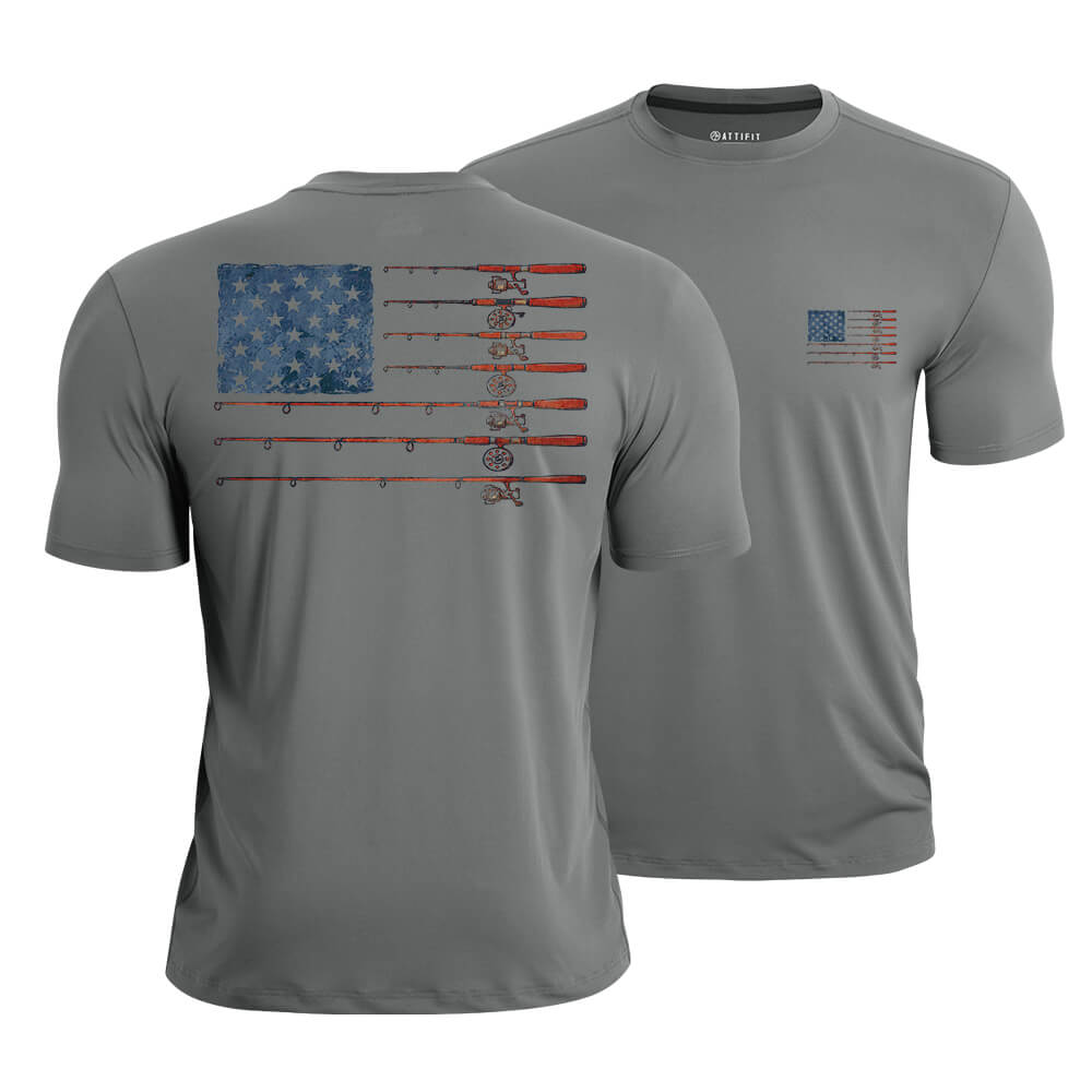 Fishing Flag Quick-Dry T-Shirt