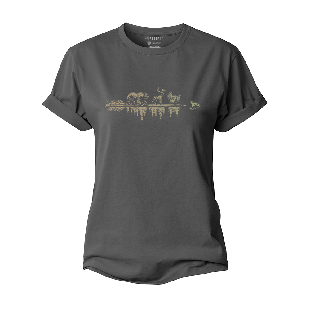 Wildlife on The Arrow Women's Cotton T-Shirt