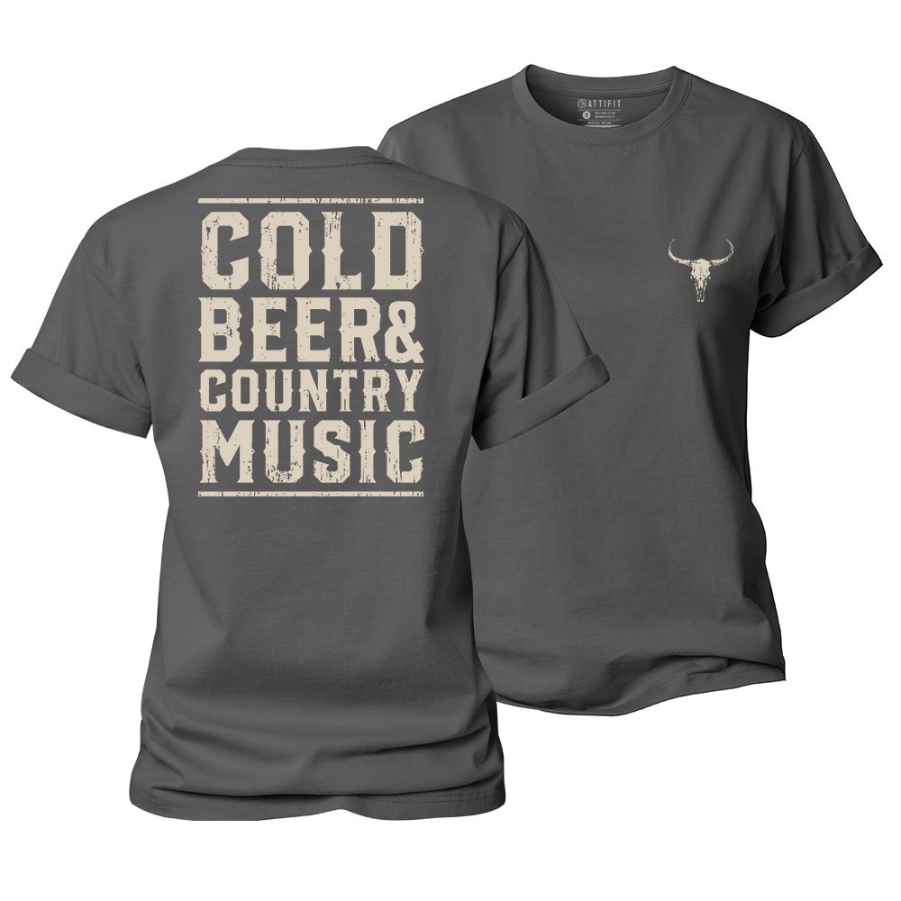 Cold Beer and Country Music Women's Cotton T-Shirt