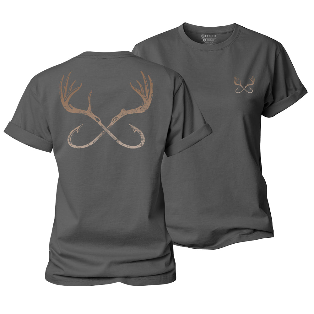 Antler And Hook Women's Cotton T-Shirt