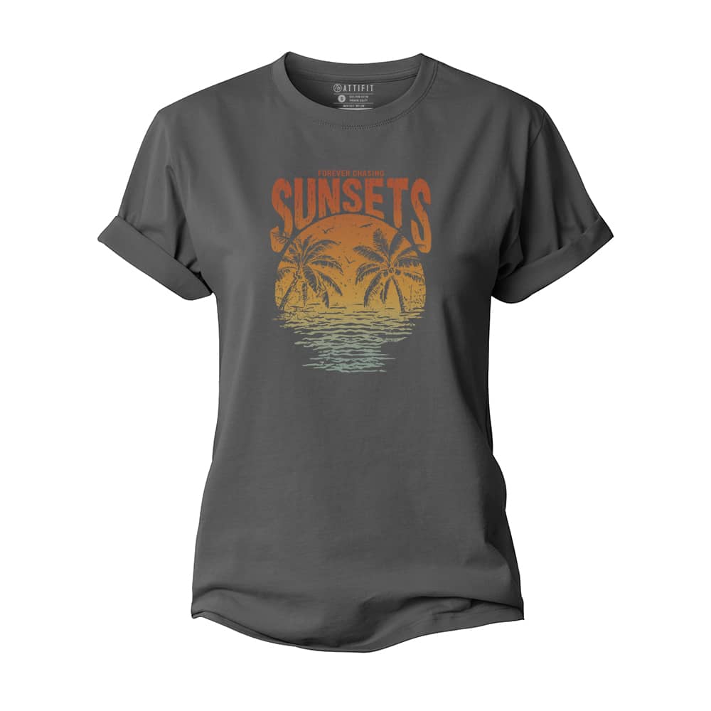 Chasing Sunsets Women's Cotton T-Shirt