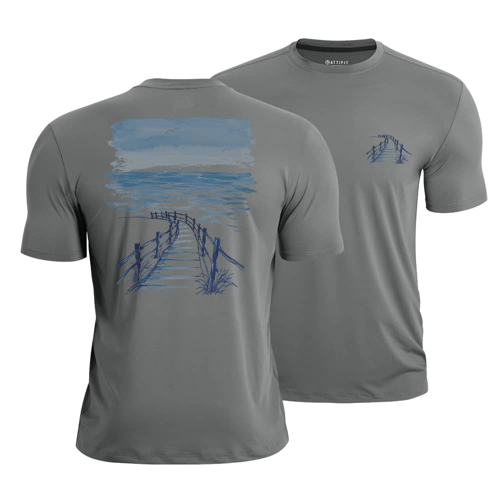 Seaside Boardwalk Quick-Dry T-Shirt