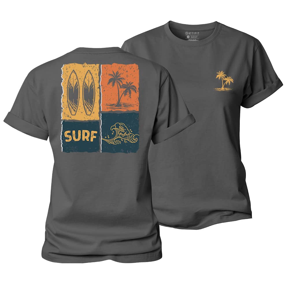 Surf Poster Women's Cotton T-Shirt