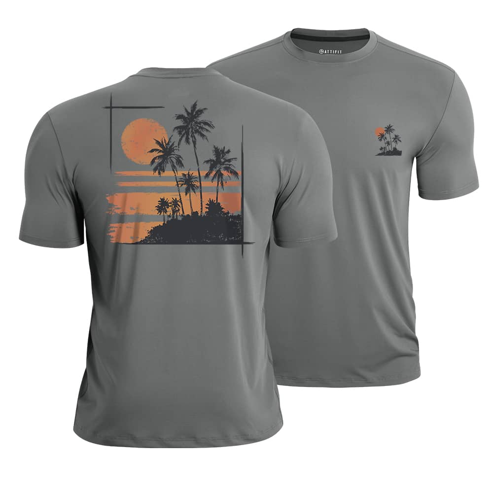 Seaside Sunshine Athletic Quick-Dry T-Shirt