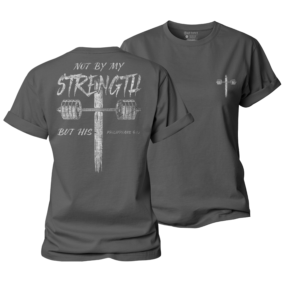 Not by My Strength but His Women's Cotton T-Shirt