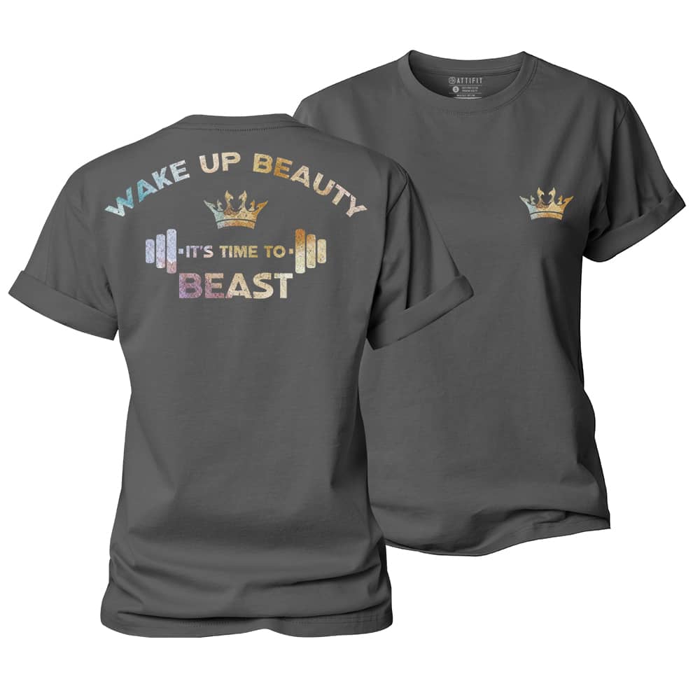 Wake Up Beauty Women's Cotton T-Shirt