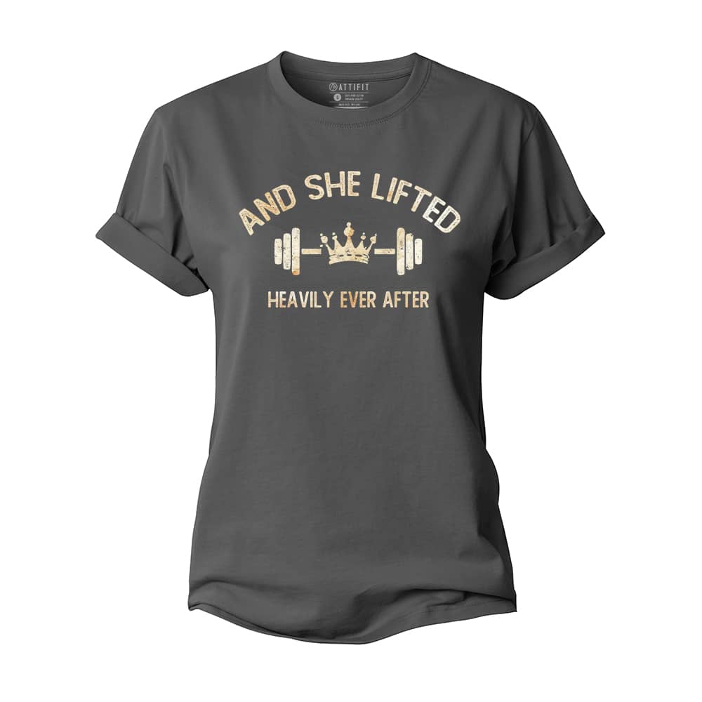 She Lifted Heavily Women's Cotton T-Shirt