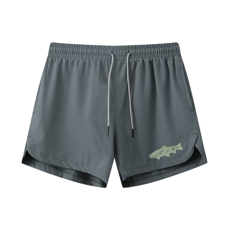 Fish Mountain Athletic Quick-Dry Shorts