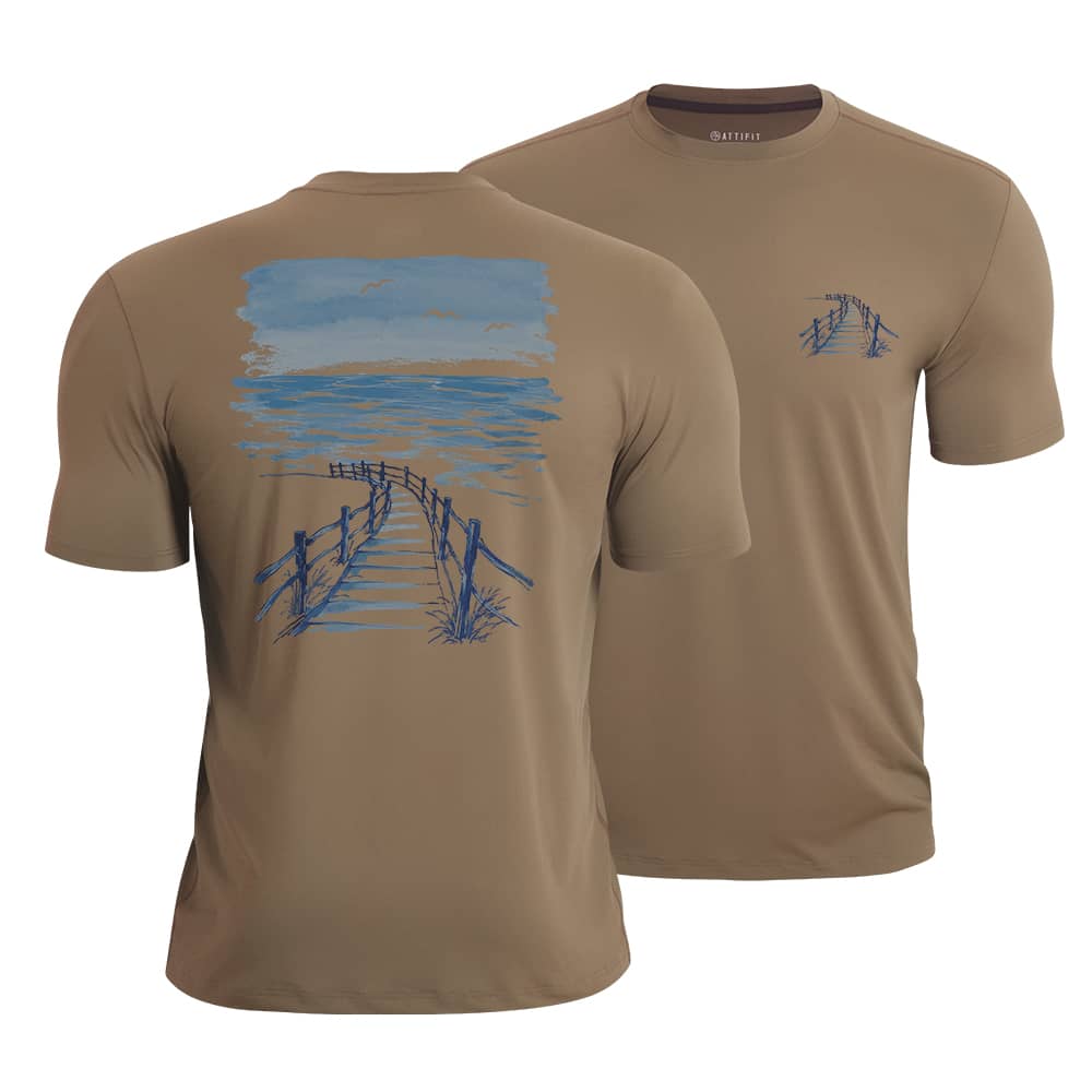 Seaside Boardwalk Quick-Dry T-Shirt