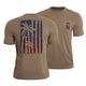 Sunset Palm Flag Quick-Dry T-Shirt