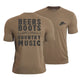 Beers Boots Country Music Quick-Dry T-Shirt