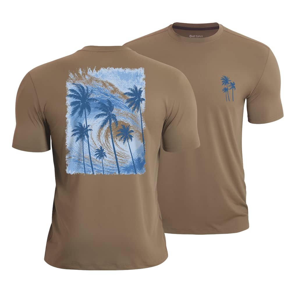 Wave Palm Quick-Dry T-Shirt