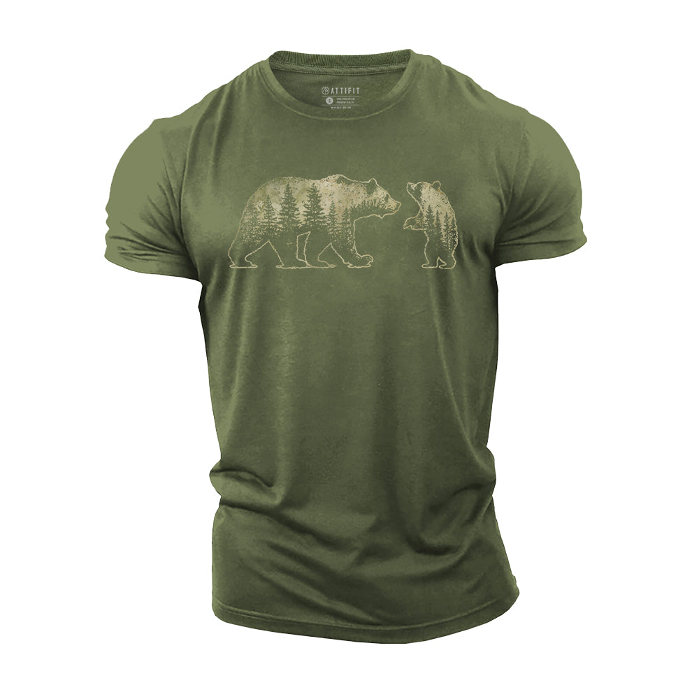 Papa Bear Cotton T-Shirt