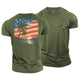 Flag Sky Cotton T-Shirt