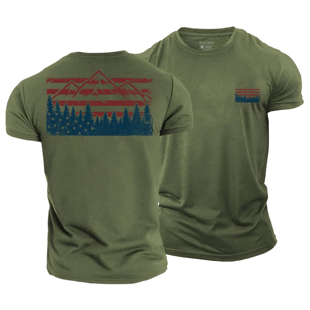 Free Mountain Cotton T-Shirt