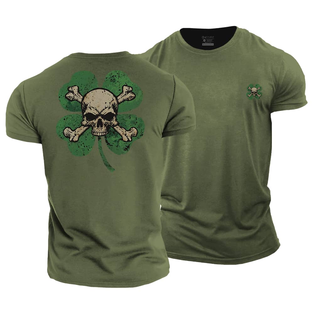 Lucky Skull Cotton T-Shirt