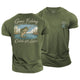 Gone Fishing Cotton T-Shirt